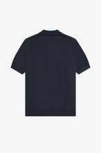Load image into Gallery viewer, Fred Perry K2308 - Cable Knitted Shirt Navy