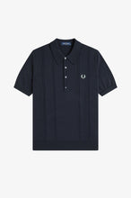 Load image into Gallery viewer, Fred Perry K2308 - Cable Knitted Shirt Navy