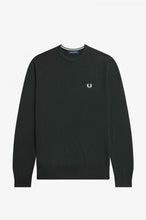 Load image into Gallery viewer, Fred Perry - K9601 Crew Neck Sweater in Green