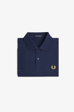 Load image into Gallery viewer, Fred Perry  - M6000 - Shirt in Tennis Blue / Lemon Barley