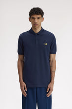 Load image into Gallery viewer, Fred Perry  - M6000 - Shirt in Tennis Blue / Lemon Barley