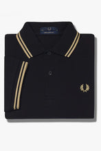 Load image into Gallery viewer, Fred Perry M12 - Made in England - Black / Champagne