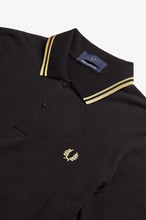 Load image into Gallery viewer, Fred Perry Made in England - M12 Shirt in Black / Champagne