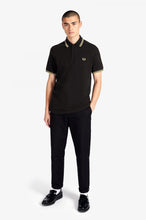 Load image into Gallery viewer, Fred Perry Made in England - M12 Shirt in Black / Champagne